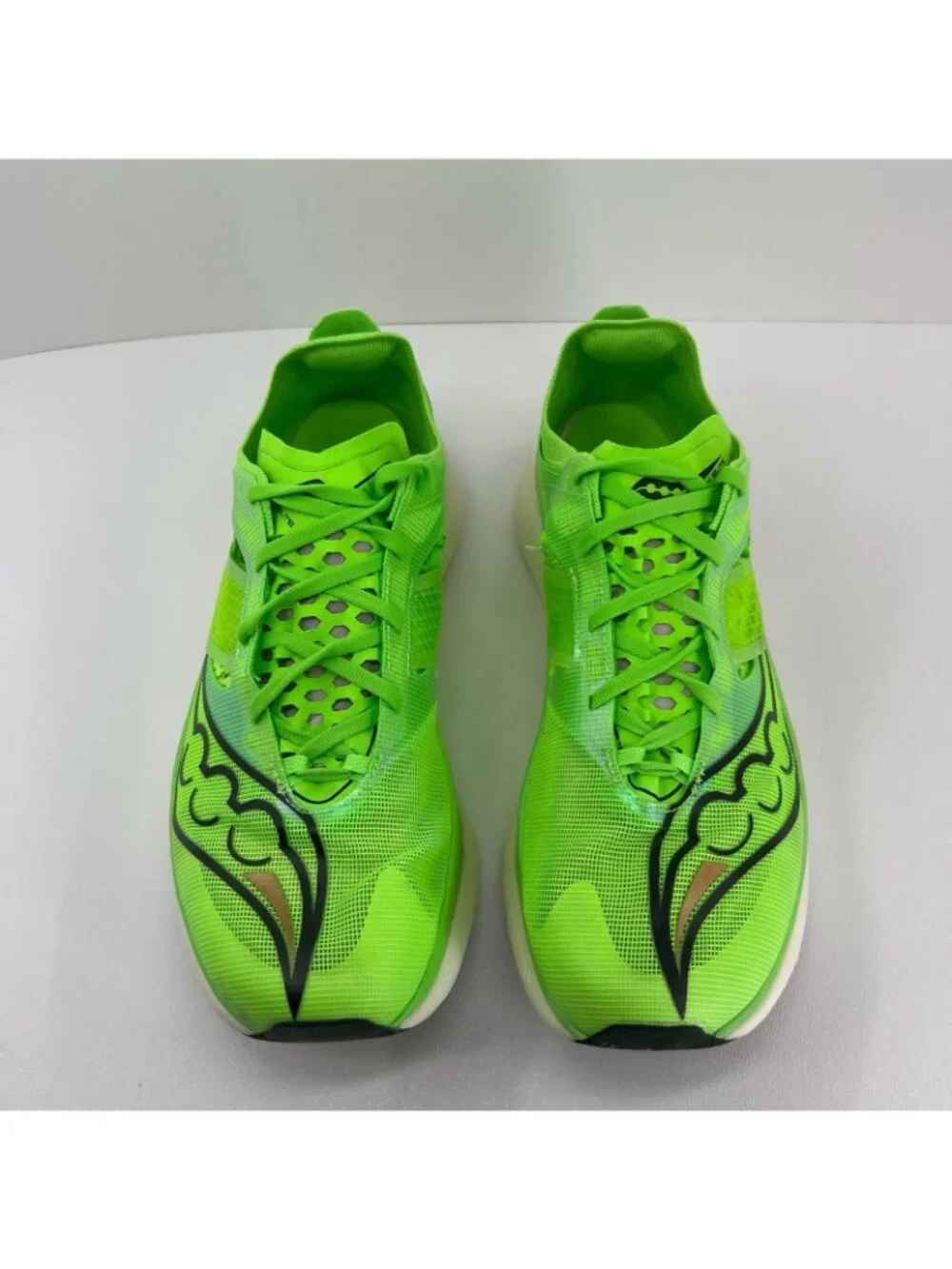 Saucony Endorphin Elite Running Sneakers Men US 11 Low Top S20768-30 Slime Green
